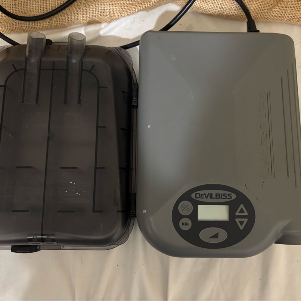 devilbiss cpap machine and humidifer